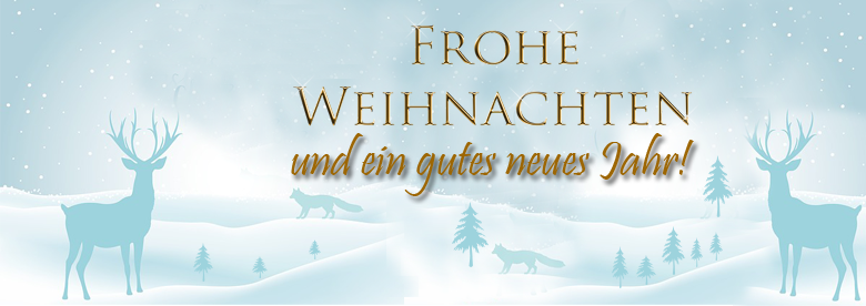 Frohe Weihnachten und ein gutes neues Jahr!